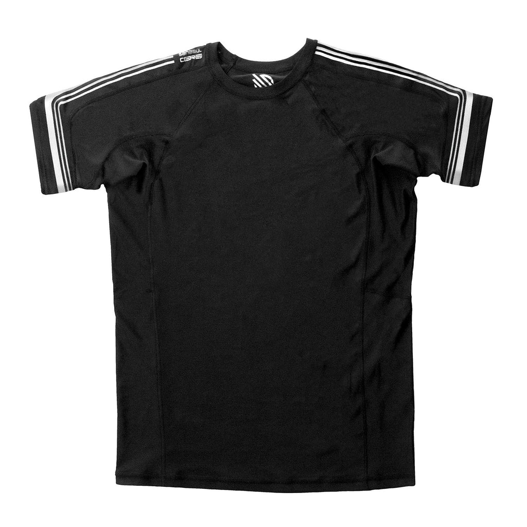 Sanabul Core Short Sleeve Jiu Jitsu Rash Guard MMA BJJ Wrestling Shirt Grappling