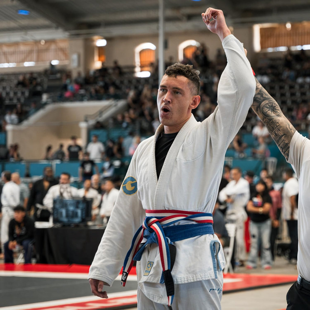 Gold BJJ Aeroweave Jiu Jitsu Gi - Ultra Lightweight BJJ Gi - Preshrunk Brazilian Jiu Jitsu Uniform for Men