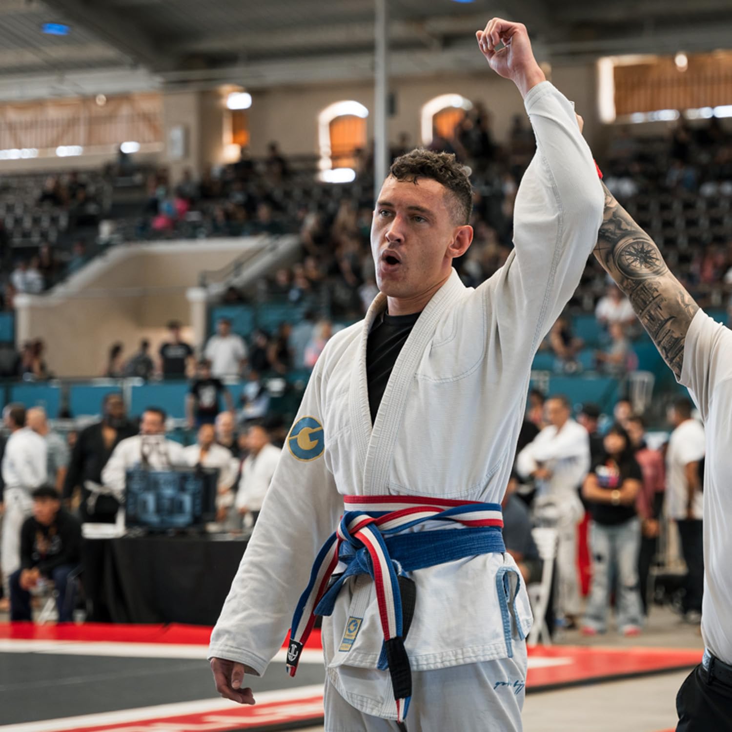 Gold BJJ Aeroweave Jiu Jitsu Gi - Ultra Lightweight BJJ Gi - Preshrunk Brazilian Jiu Jitsu Uniform for Men