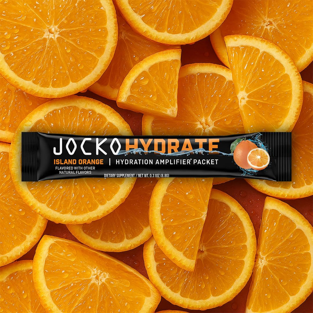 Jocko Fuel Packets Low Sugar - Hydration Amplifier Packets for Recovery, Dehydration, & Exercise - with Vitamins B6, B12 & C (16 Packets) Lemon Lime