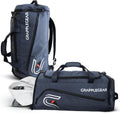 GrappleGear Heavy Duty BJJ Duffel Bag & Backpack in 1 - Large Pocket for Sweaty Gi, Rashguards, or Shoes - Perfect Gym Bag for Brazilian Jiu Jitsu, Martial Arts, Boxing, MMA, Kickboxing, Muay Thai.
