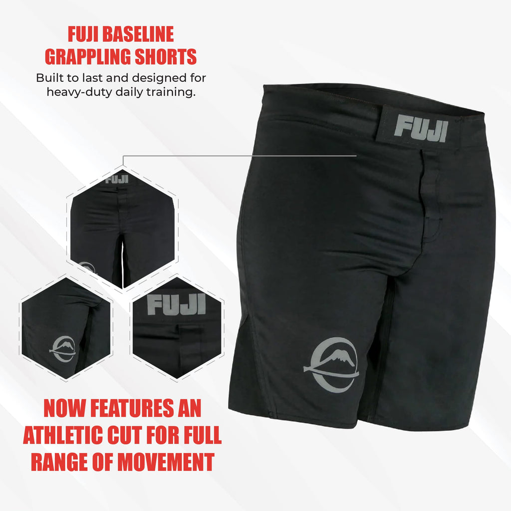 Fuji Baseline Grappling & Fight Shorts for MMA, Judo, Jiu-Jitsu, BJJ and More