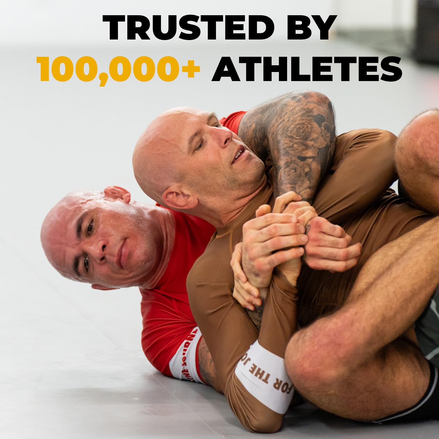 Gold BJJ Foundation Rash Guard - Ranked No-Gi and Gi Jiu Jitsu Rashguard