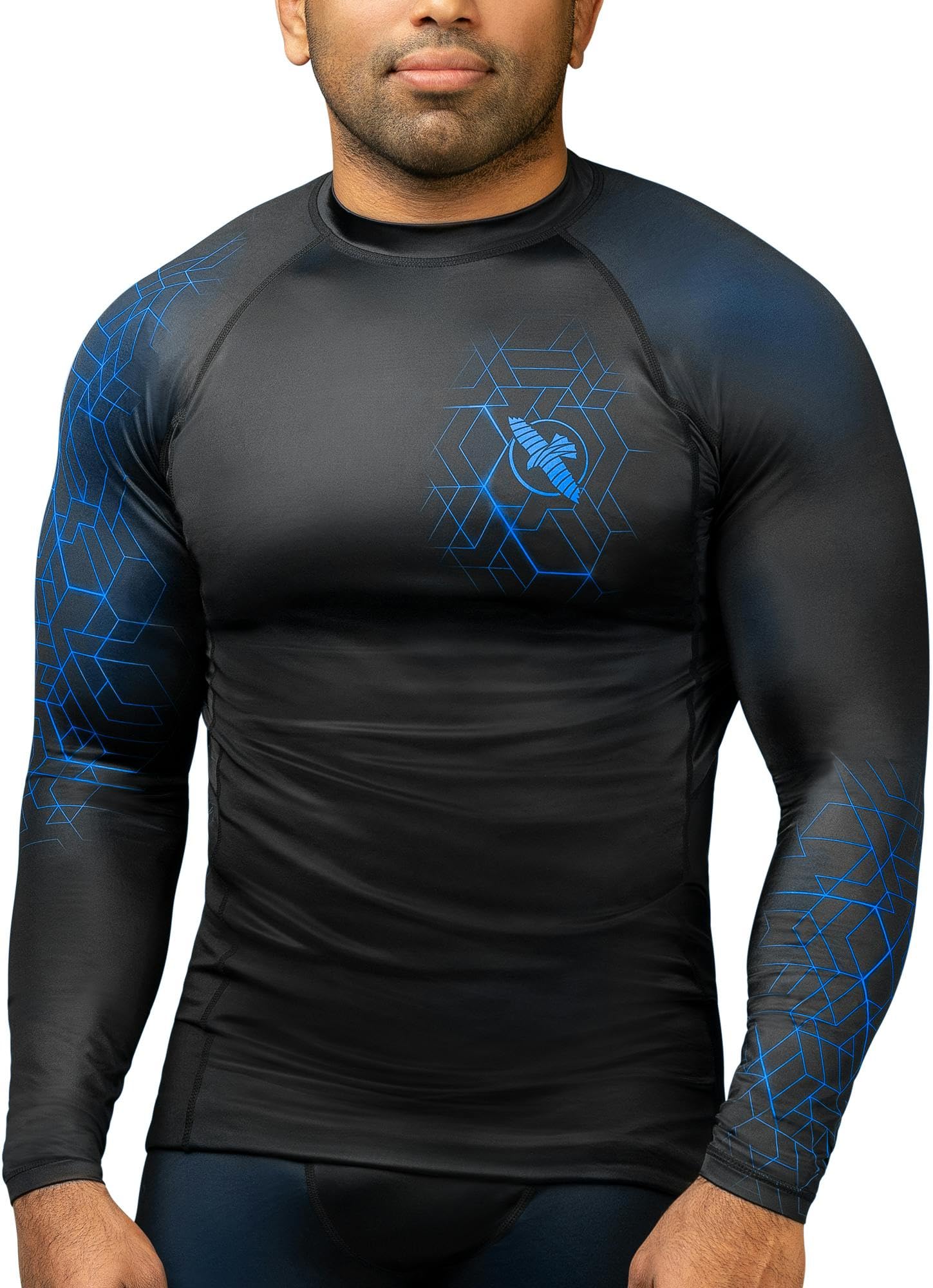 Hayabusa Geo Long Sleeve Jiu Jitsu Rashguard