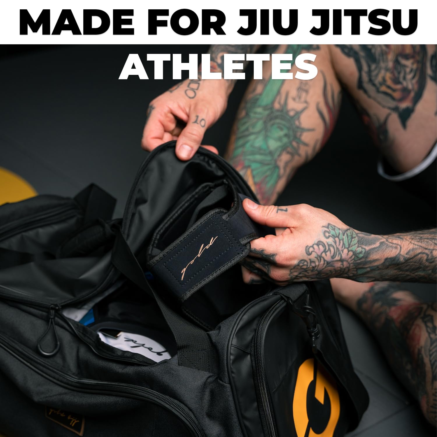 Gold BJJ Headgear for Jiu Jitsu, Wrestling, and MMA