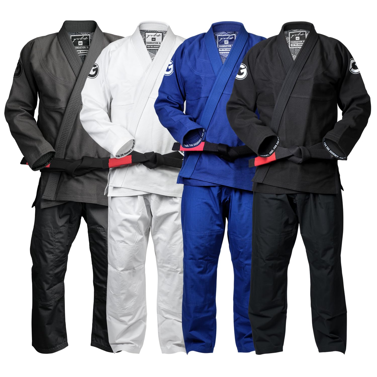 Gold BJJ Foundation Gi - Pearl Weave Jiu Jitsu Gi for Men and Women - IBJJF Competition Legal BJJ Gi