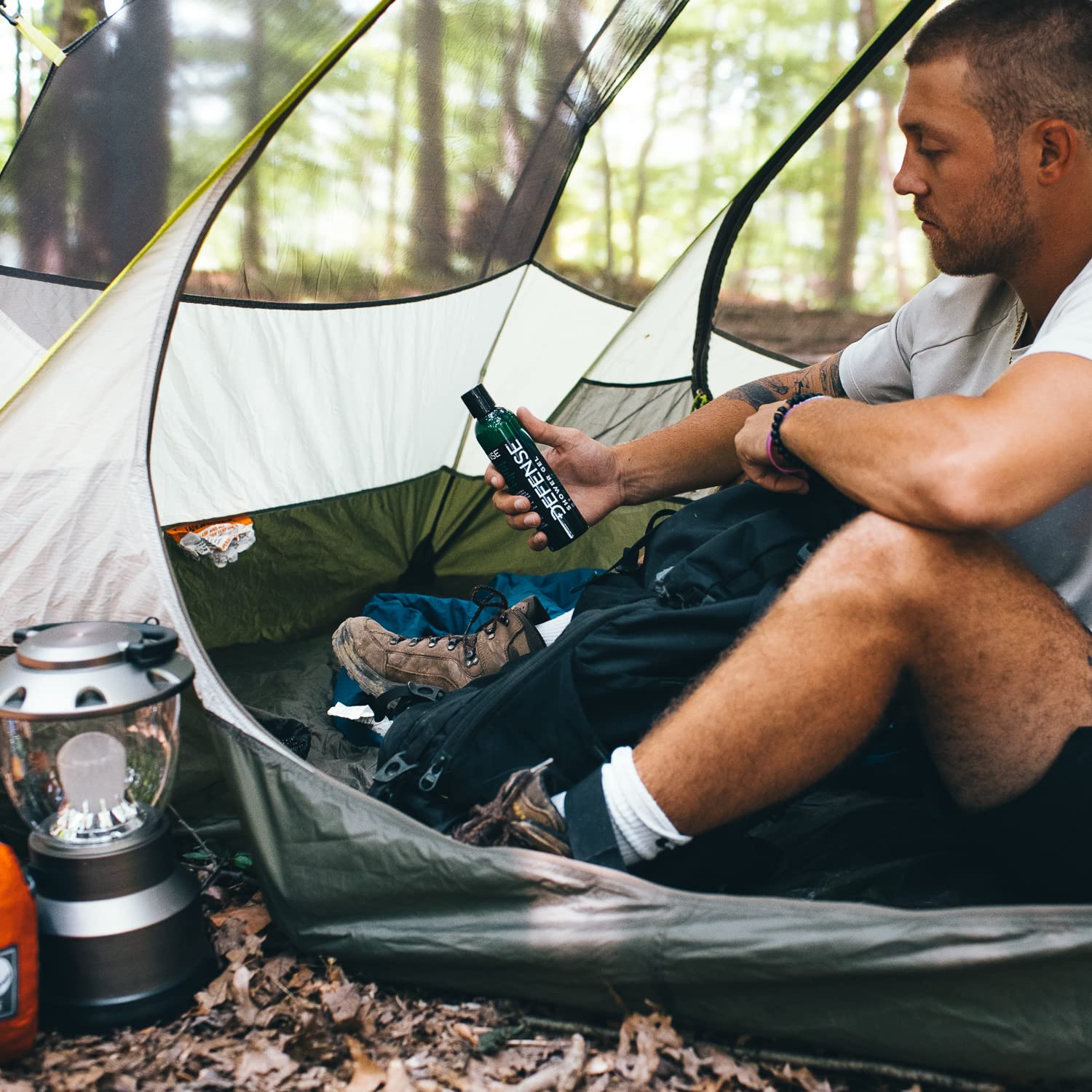 Defense Soap Tea Tree Body Wash | All Natural Organic Shower Soap for Athletes | Odor Control & Skin Fungal Protection for Sports, Post Workout & Recovery - 32 oz