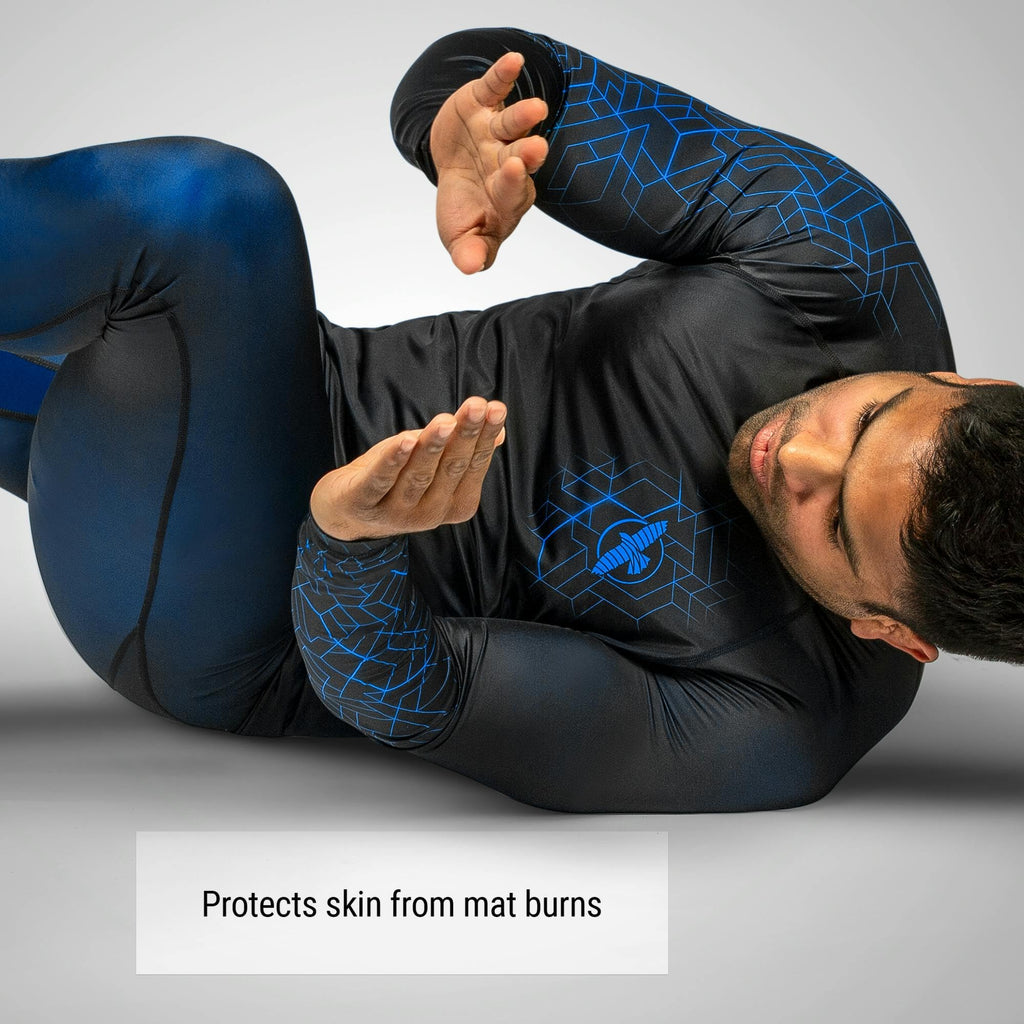 Hayabusa Geo Long Sleeve Jiu Jitsu Rashguard