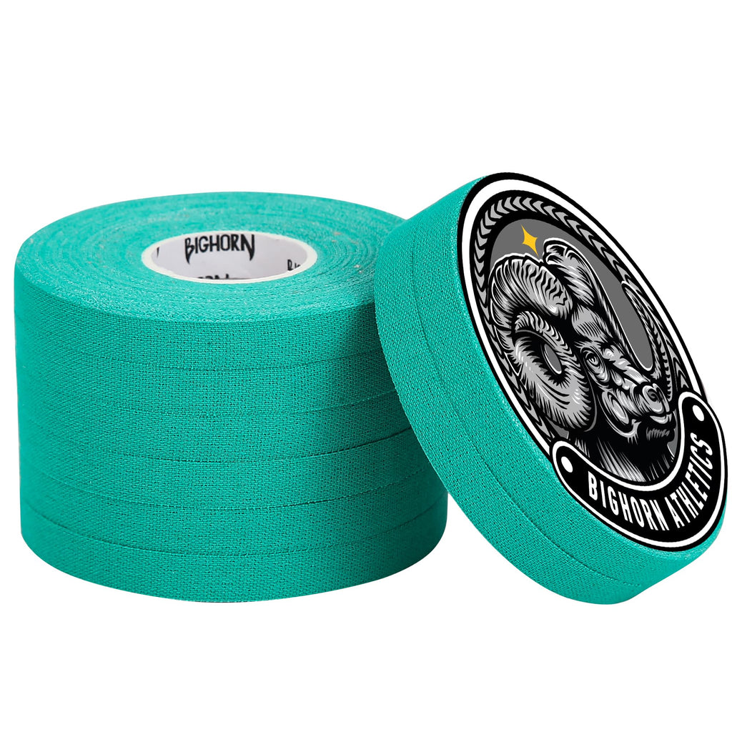 Bighorn Athletics Jiu Jitsu Finger Tape | Residue-Free Athletic Finger Tape for Sports & Injuries: Rock Climbing, Volleyball, Football, Basketball, Hands & Toes | 0.3-Inch x 45-feet, 8-Rolls, Black