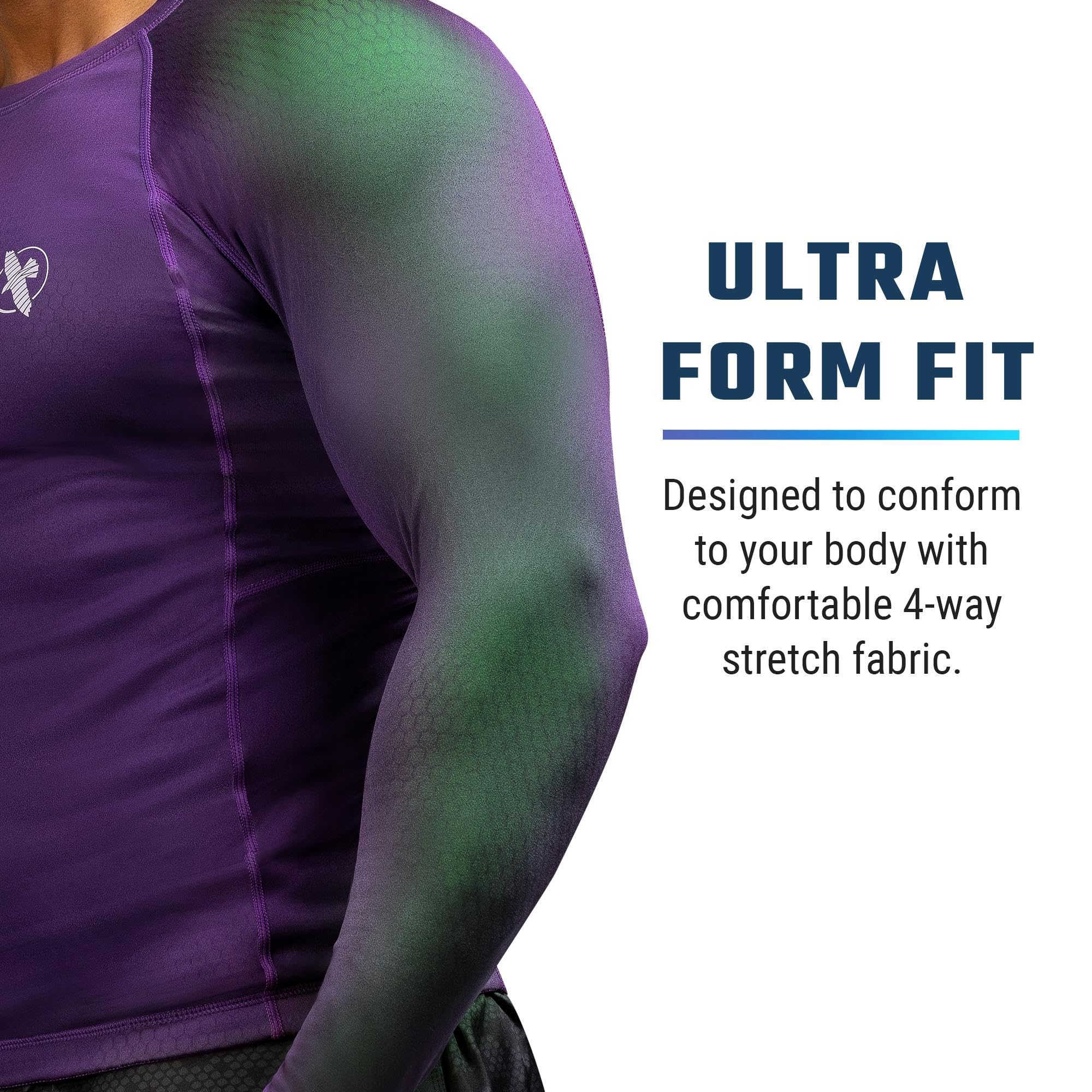 Hayabusa Fusion Long Sleeve Jiu Jitsu Rashguard