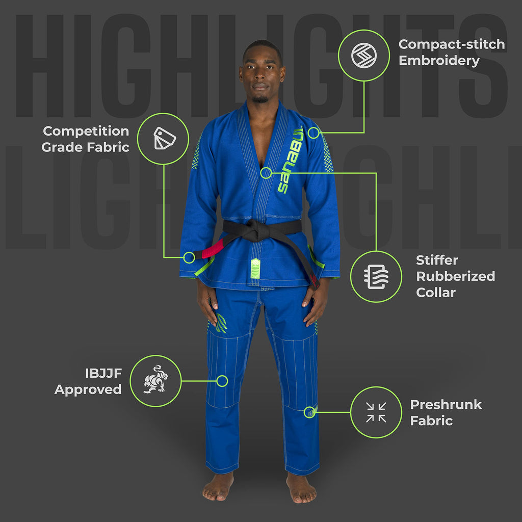 Sanabul Highlights Pro Brazilian Jiu Jitsu Gi Premium BJJ Gi IBJJF Competition