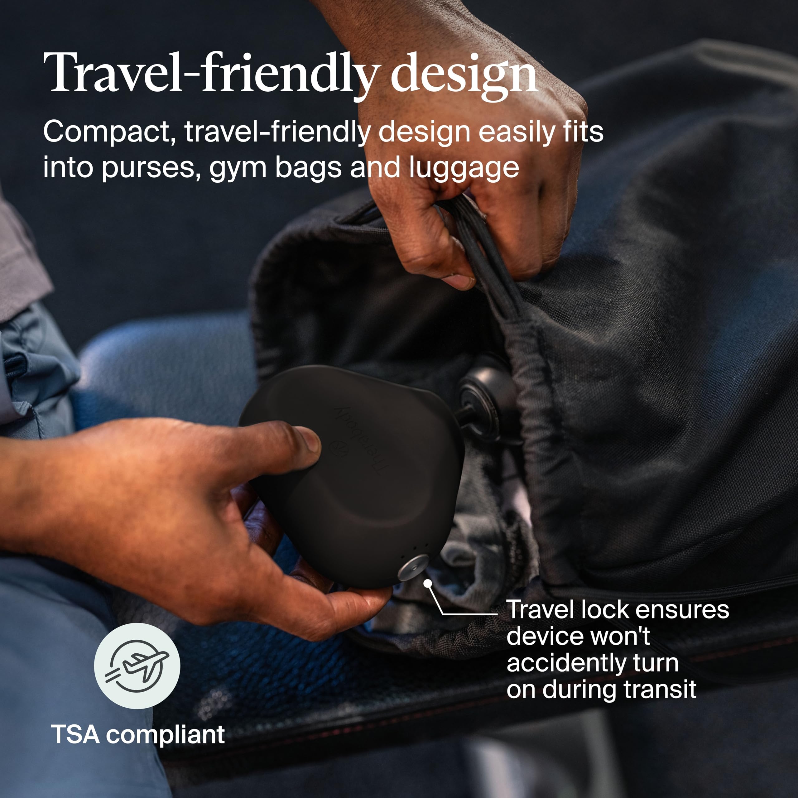 TheraGun Mini (3rd Generation) by Therabody – Ultra-Portable Massage Gun and Travel Essential for Fast, Effective Pain and Tension Relief Anywhere (Desert Rose)