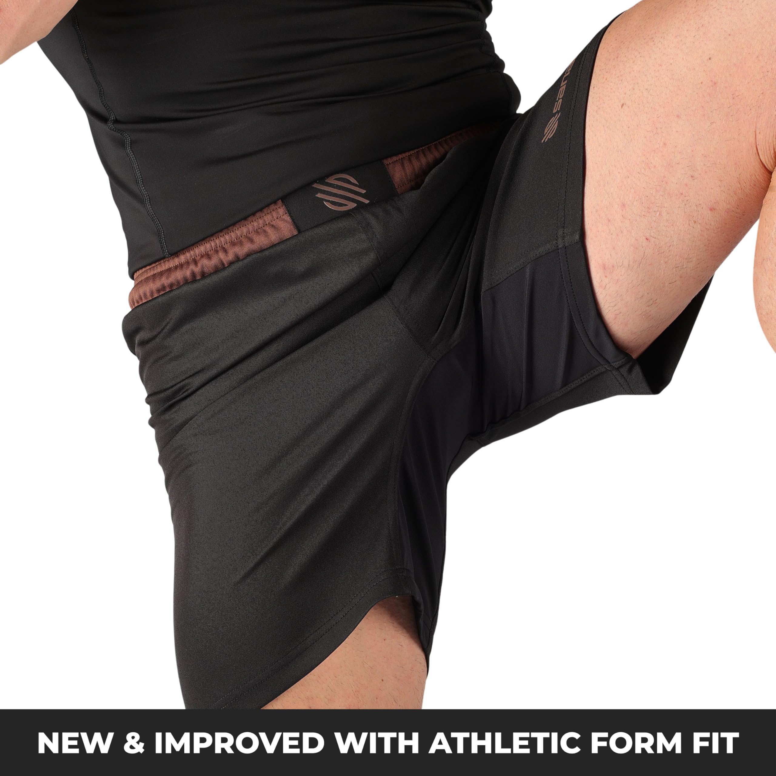 Sanabul Essential MMA Shorts for Men Boxing No Gi Jiu Jitsu Grappling BJJ Shorts