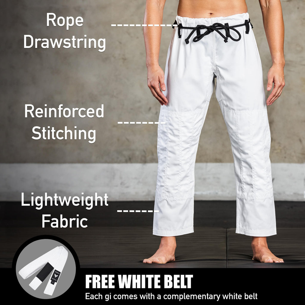 Elite Sports Ultra-Light Women's BJJ GI - IBJJF Jiu-Jitsu GI for Girls and women (See Special Sizing Guide)