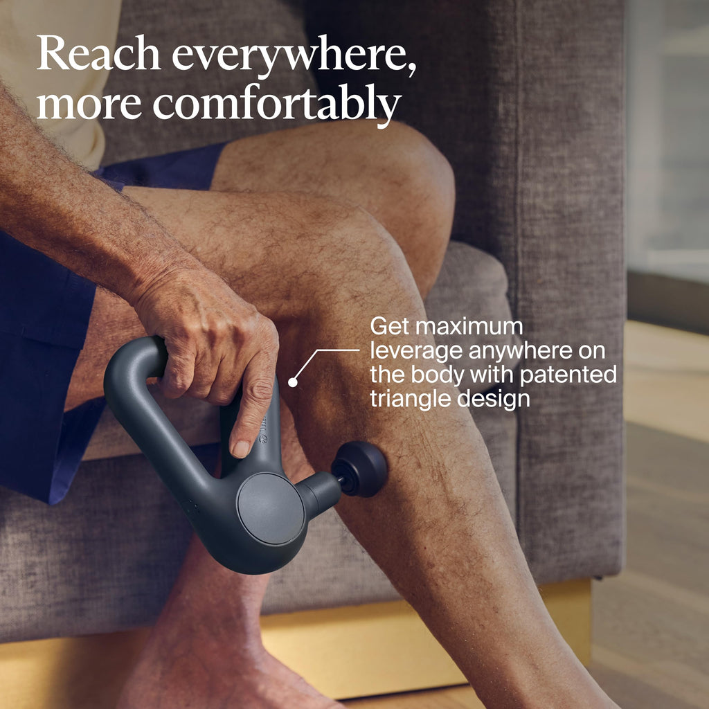TheraGun Relief by Therabody - Easy-to-Use, Comfortable & Light Handheld Percussion Massage Gun for Everyday Pain Relief Massage Therapy in Neck, Back, Leg, Shoulder and Body (Sand)