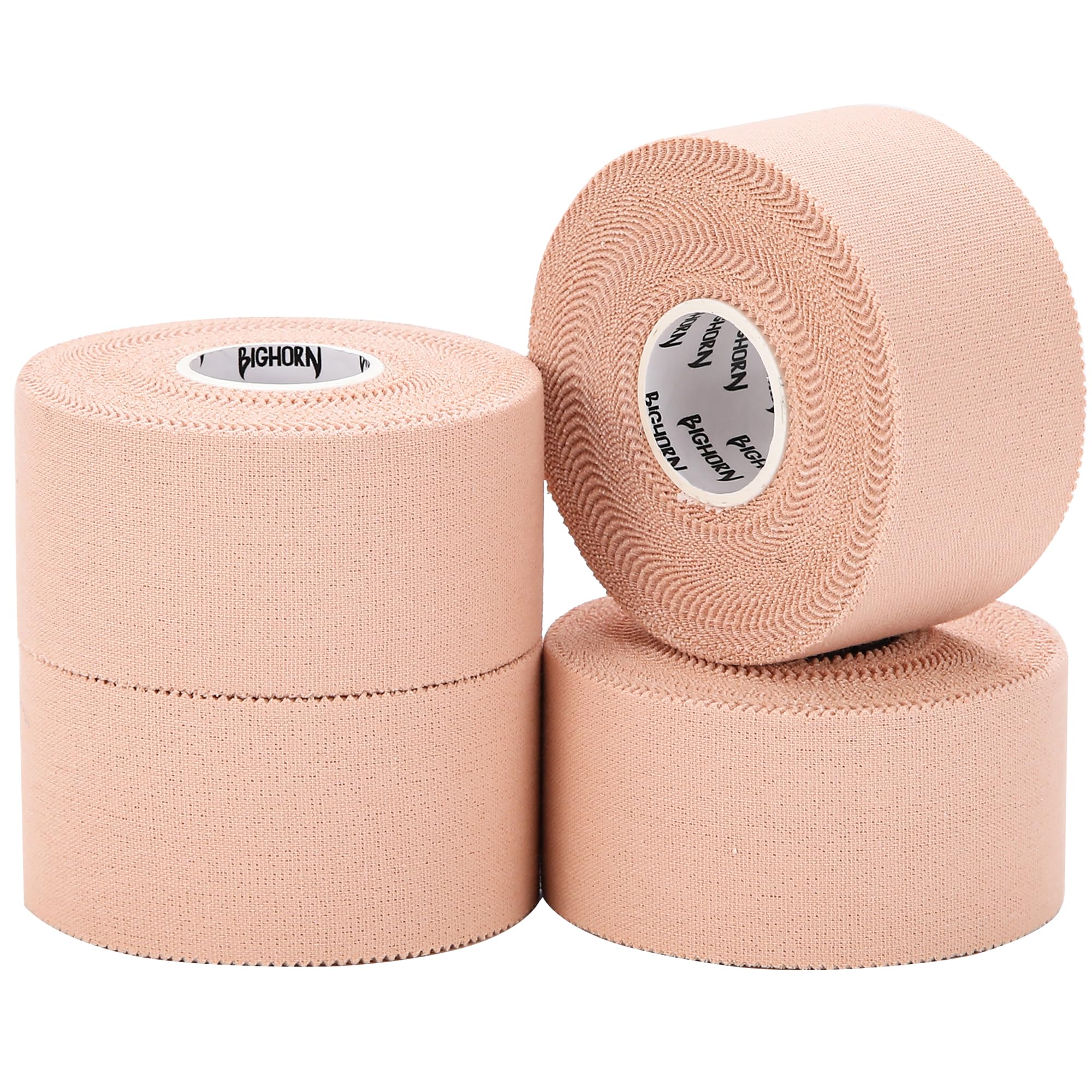Bighorn Athletics Jiu Jitsu Finger Tape | Residue-Free Athletic Finger Tape for Sports & Injuries: Rock Climbing, Volleyball, Football, Basketball, Hands & Toes | 0.3-Inch x 45-feet, 8-Rolls, Black