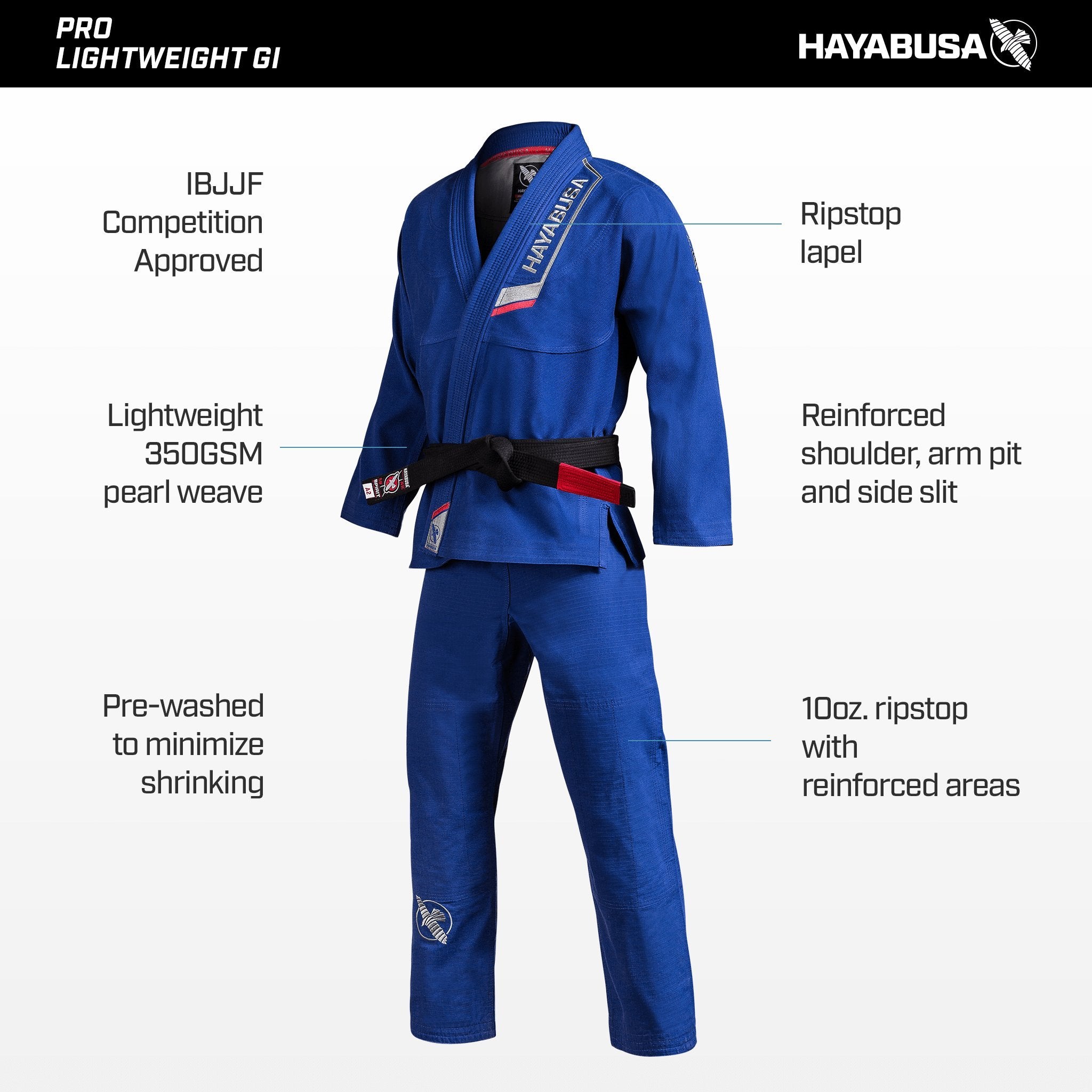 Hayabusa Ultra-Lightweight Pearlweave Jiu Jitsu Gi