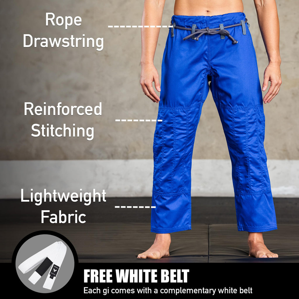Elite Sports Ultra-Light Women's BJJ GI - IBJJF Jiu-Jitsu GI for Girls and women (See Special Sizing Guide)