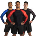 Sanabul Essential Long Sleeve Compression Training Rash Guard for MMA BJJ Wrestling Grappling and No Gi Jiu Jitsu rashguard