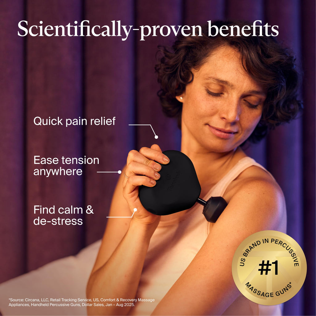 TheraGun Mini (3rd Generation) by Therabody – Ultra-Portable Massage Gun and Travel Essential for Fast, Effective Pain and Tension Relief Anywhere (Desert Rose)
