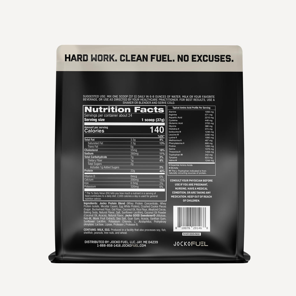 Jocko Fuel Mölk Whey Protein Powder 22g Protein - Low Sugar Monk Fruit Blend - Muscle Recovery & Growth, Packaging May Vary (26 Servings, Chocolate Milkshake)