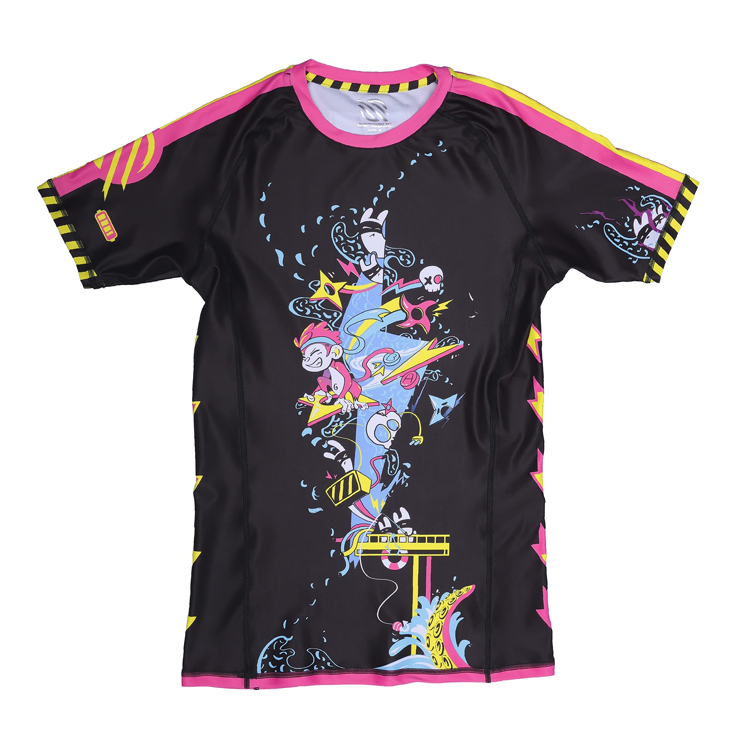 Sanabul Ronin Short Sleeve Jiu Jitsu MMA Training BJJ Rash Guard