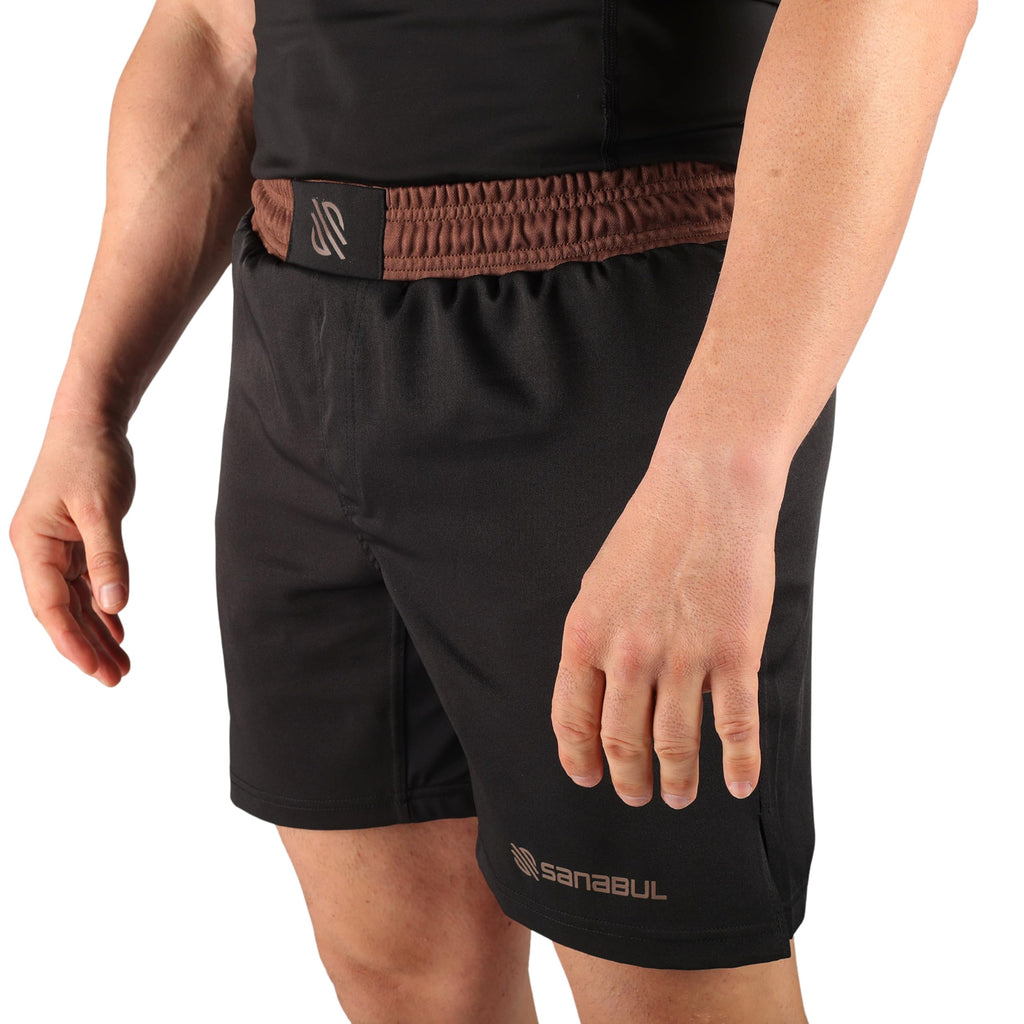 Sanabul Essential MMA Shorts for Men Boxing No Gi Jiu Jitsu Grappling BJJ Shorts