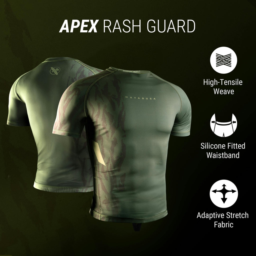 Hayabusa Apex Rash Guard for Men Short Sleeve