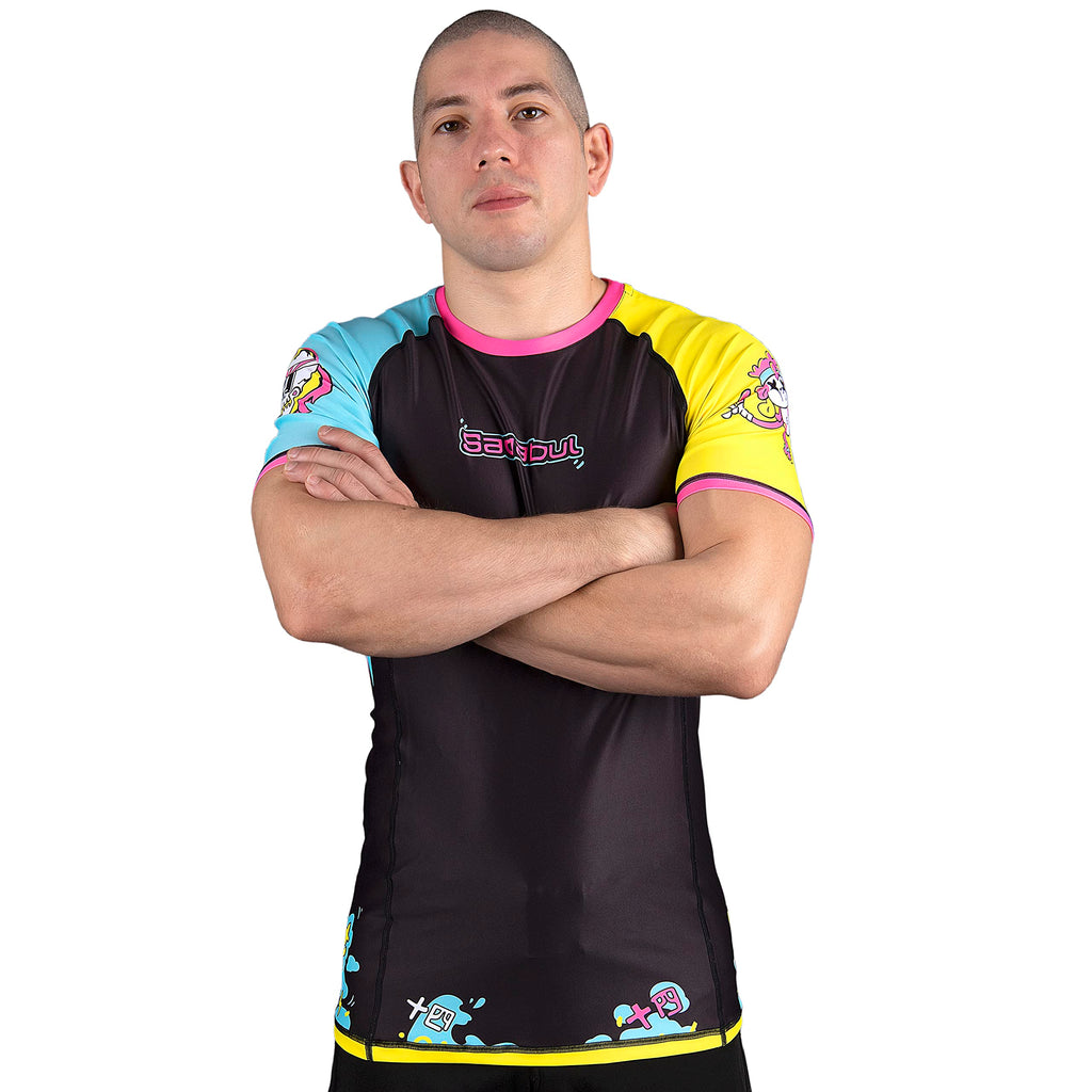 Sanabul Ronin Short Sleeve Jiu Jitsu MMA Training BJJ Rash Guard