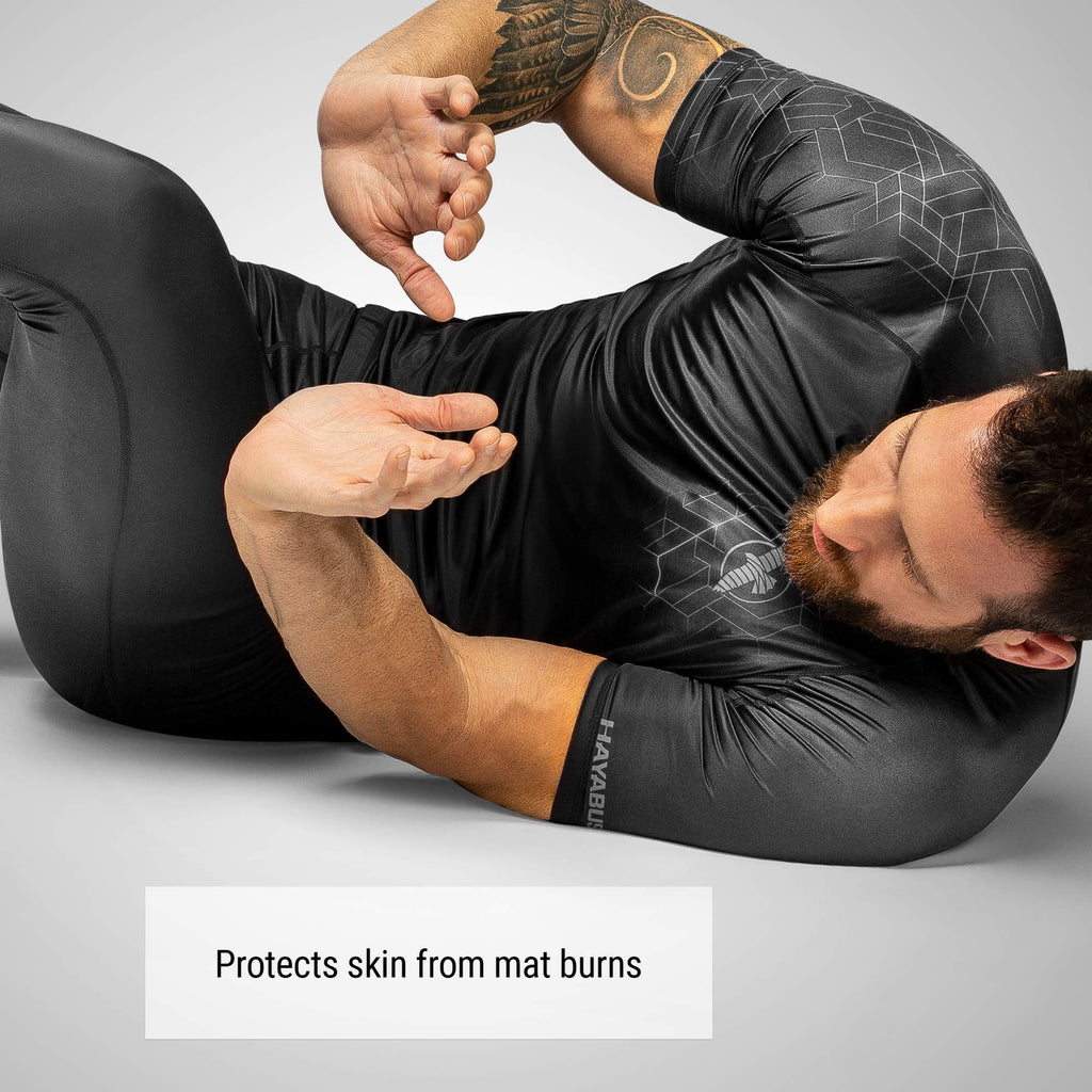 Hayabusa Geo Short Sleeve BJJ Rash Guard