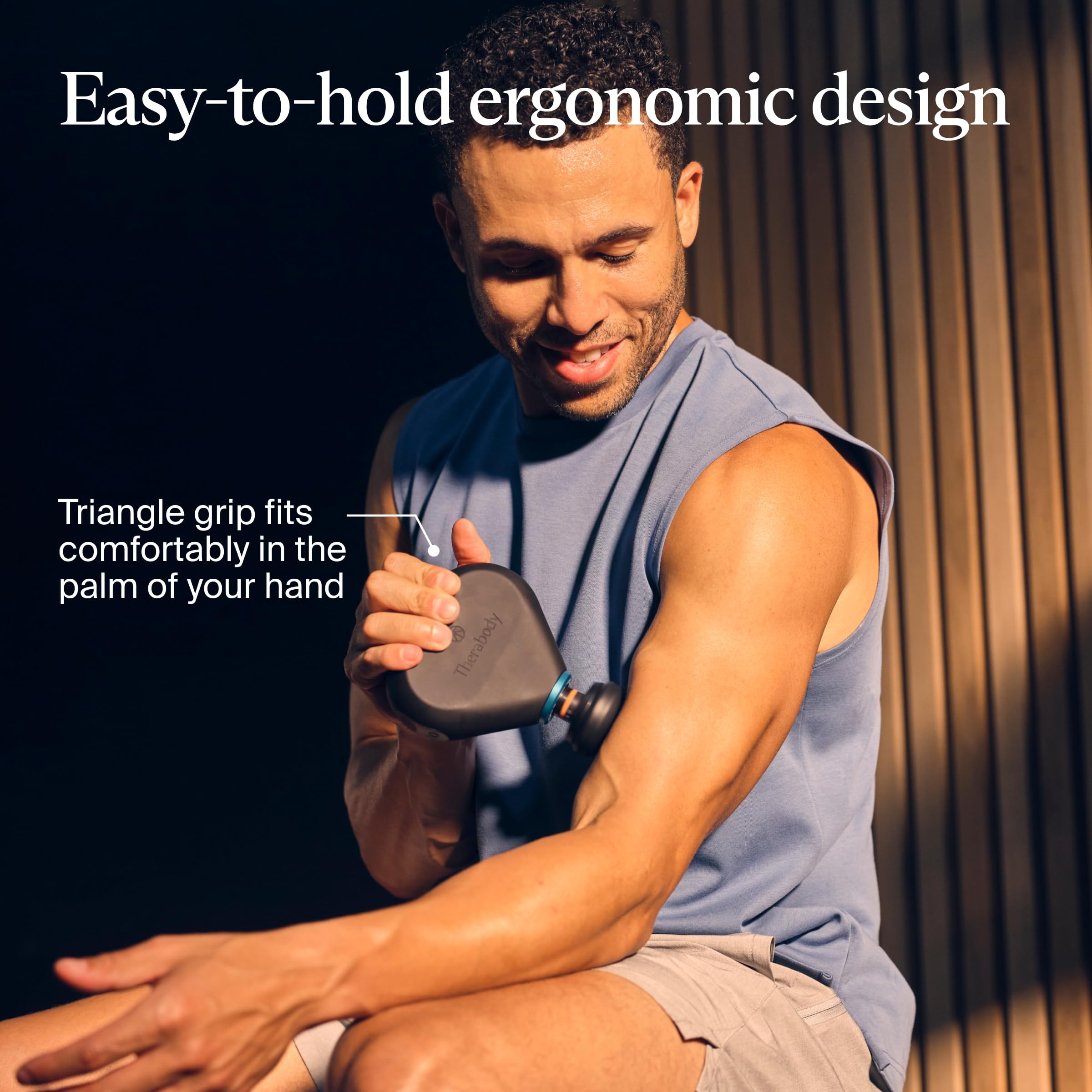 TheraGun Mini (3rd Generation) by Therabody – Ultra-Portable Massage Gun and Travel Essential for Fast, Effective Pain and Tension Relief Anywhere (Desert Rose)
