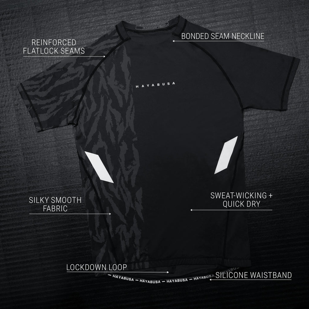 Hayabusa Apex Rash Guard for Men Short Sleeve