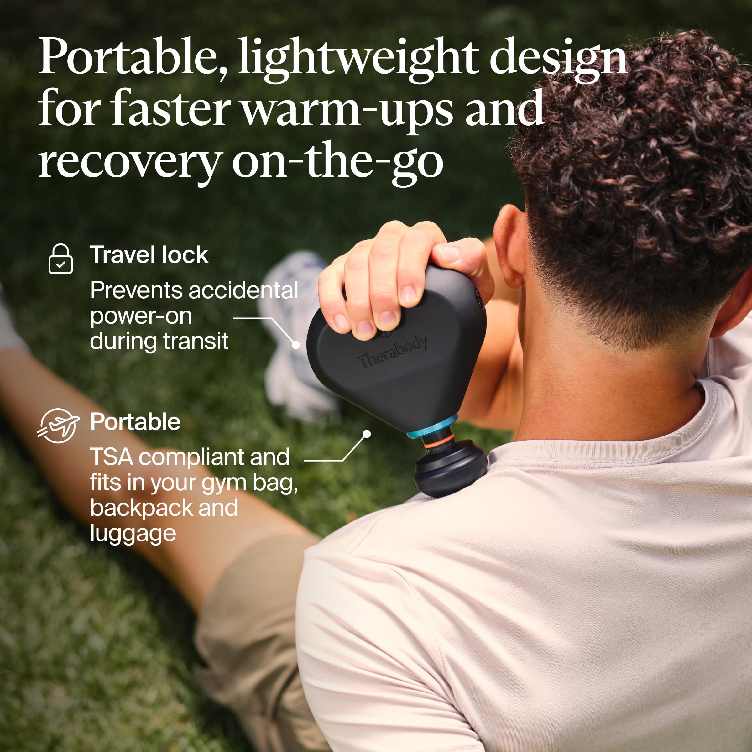 TheraGun Mini (3rd Generation) by Therabody – Ultra-Portable Massage Gun and Travel Essential for Fast, Effective Pain and Tension Relief Anywhere (Desert Rose)