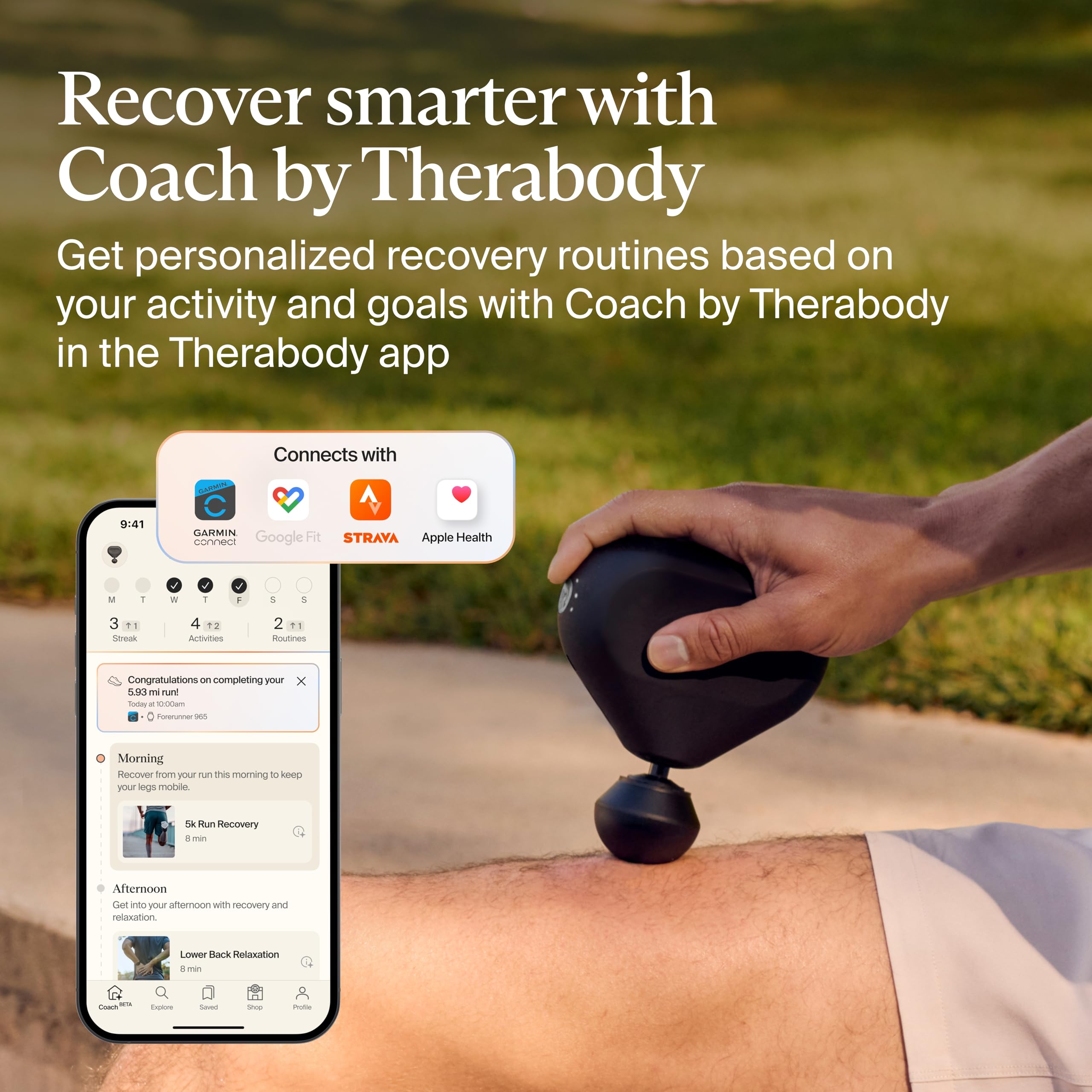 TheraGun Mini (3rd Generation) by Therabody – Ultra-Portable Massage Gun and Travel Essential for Fast, Effective Pain and Tension Relief Anywhere (Desert Rose)