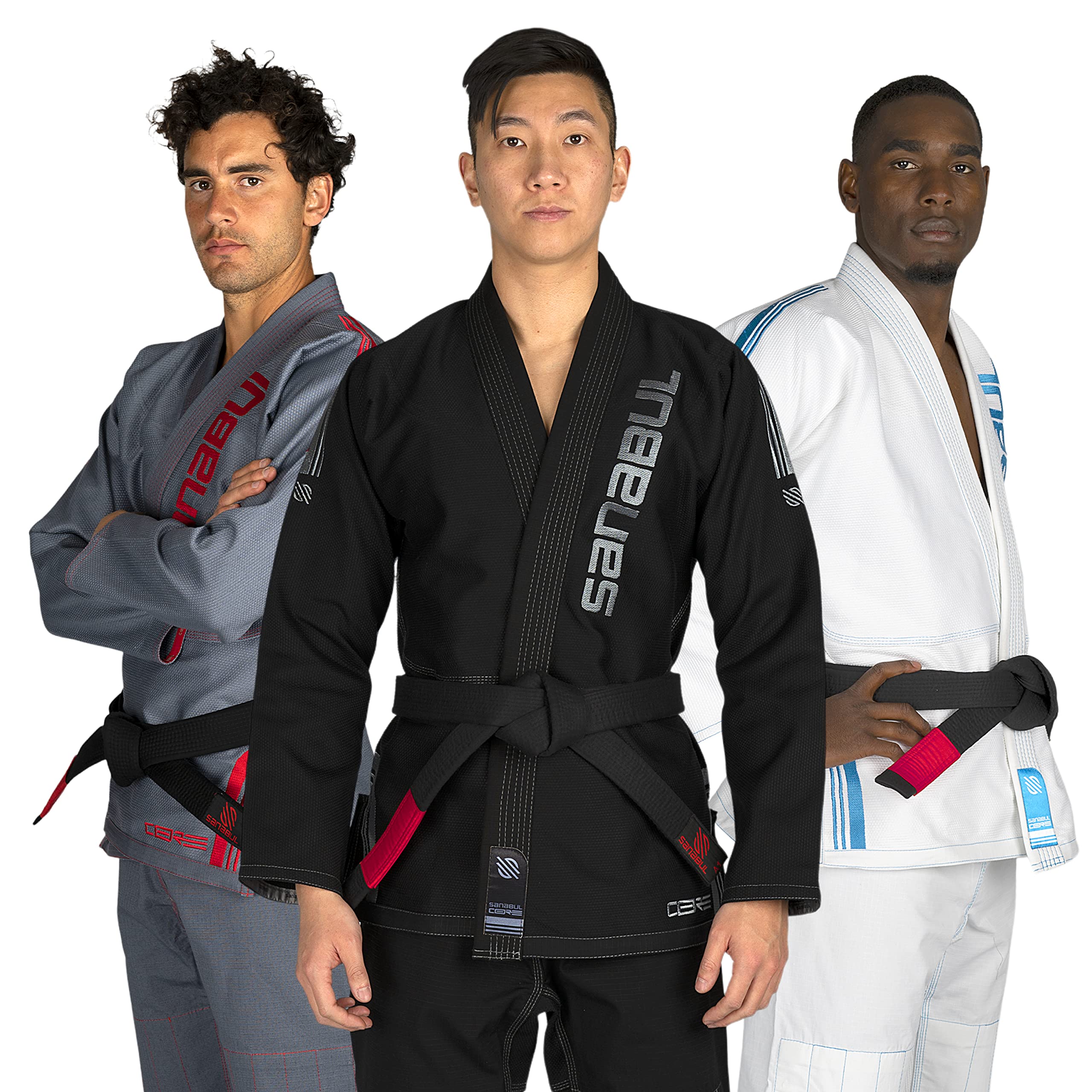 Sanabul Core Competition BJJ Gi for Men & Women Preshrunk Fabric IBJJF Approved Brazilian Jiu Jitsu Training & Competition Gi