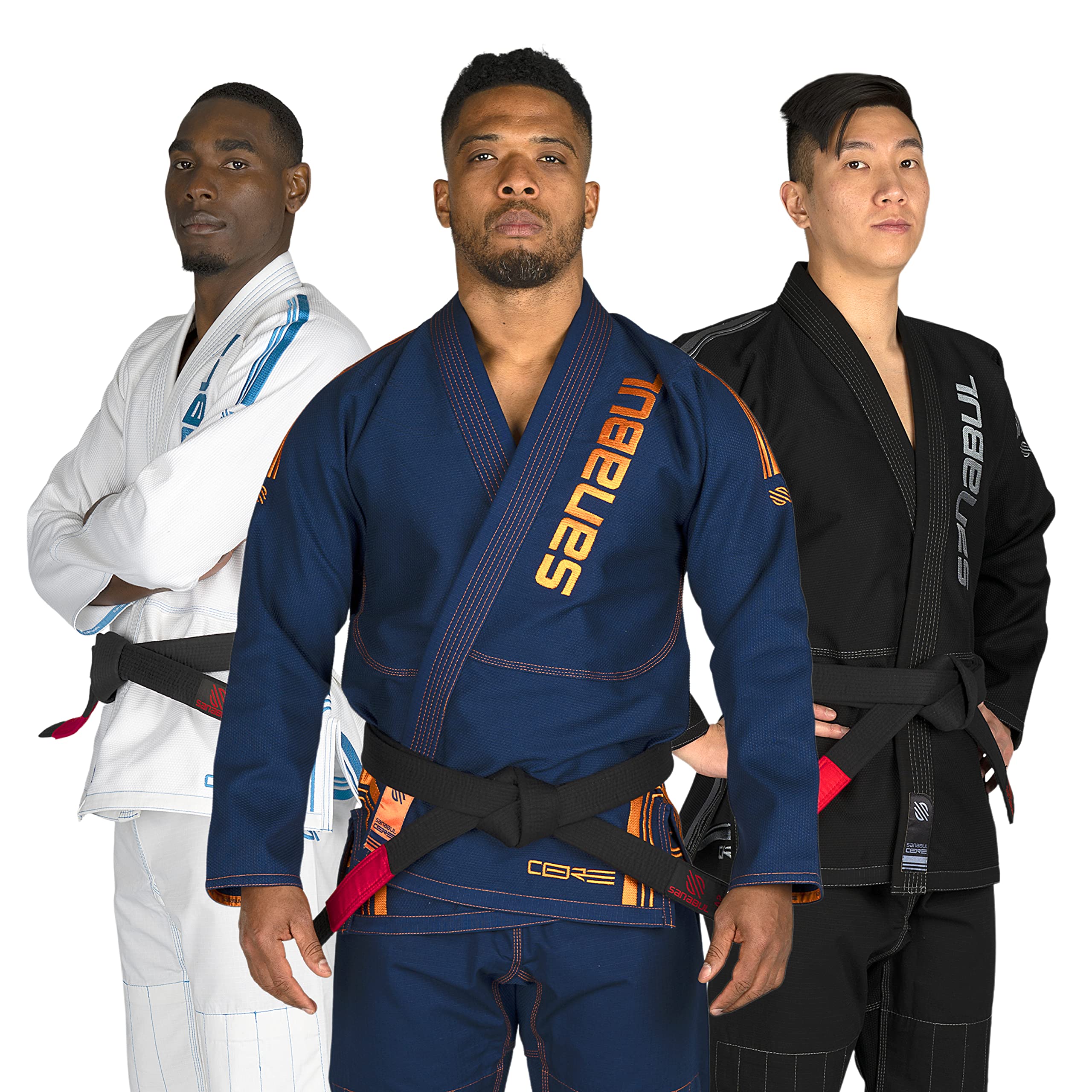 Sanabul Core Competition BJJ Gi for Men & Women Preshrunk Fabric IBJJF Approved Brazilian Jiu Jitsu Training & Competition Gi